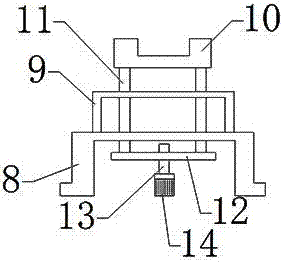 Device applicable to rotational welding of three parts