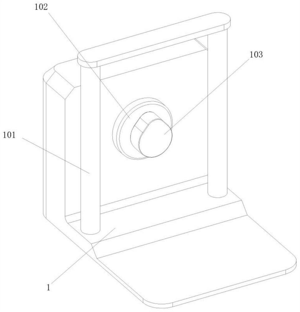 Spot welding connecting device for lithium battery module production