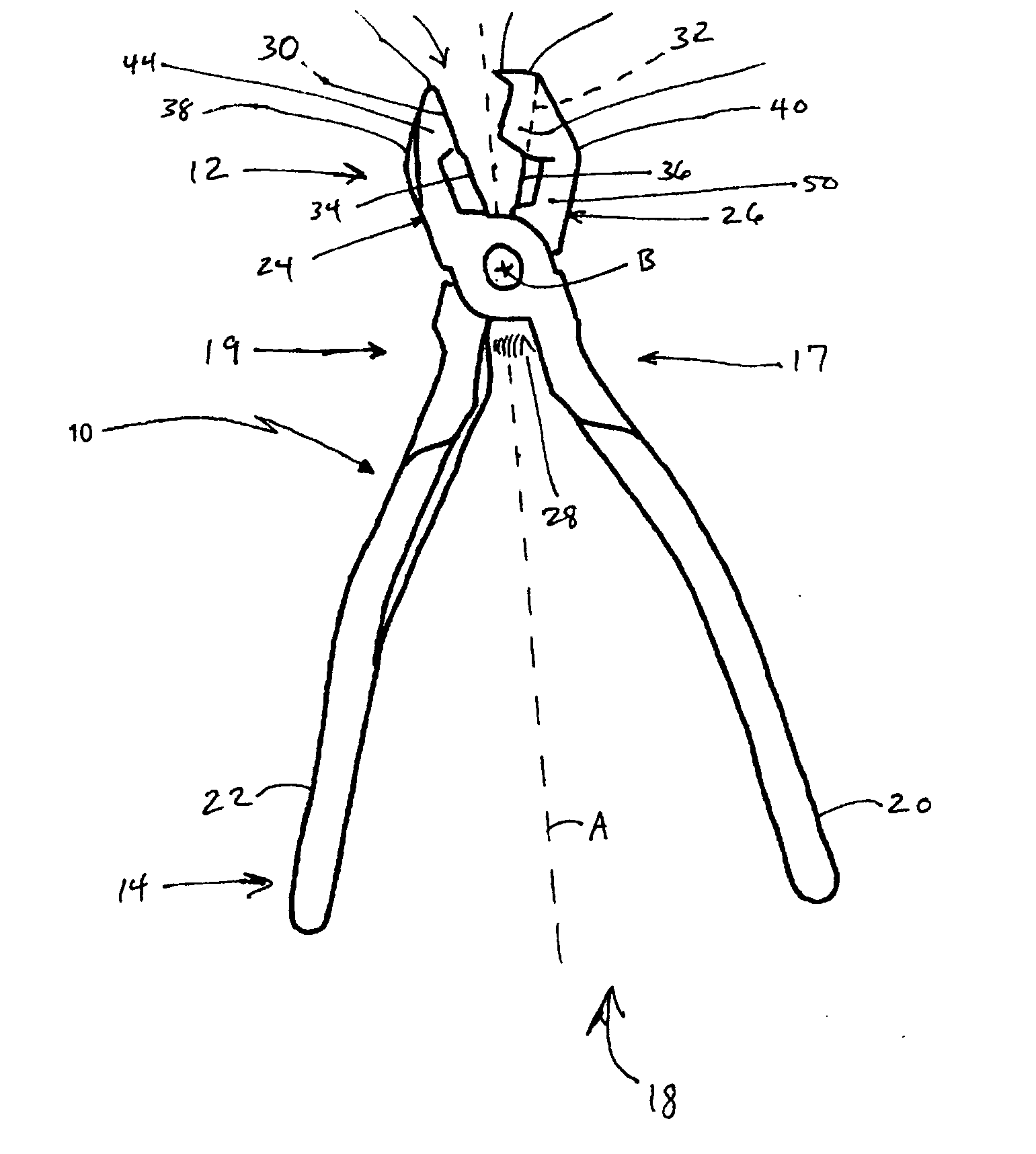 Pliers for cutting and holding straps and the like