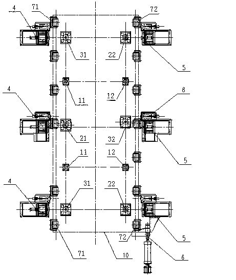 Hydraulic supporting, leveling and clamping device of large-size working piece