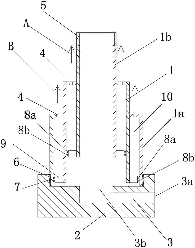 Sealed lifting column