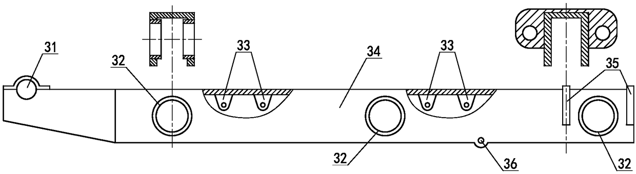 Terrain-clearance-adjustable vibration attenuation type caterpillar band drive mechanism