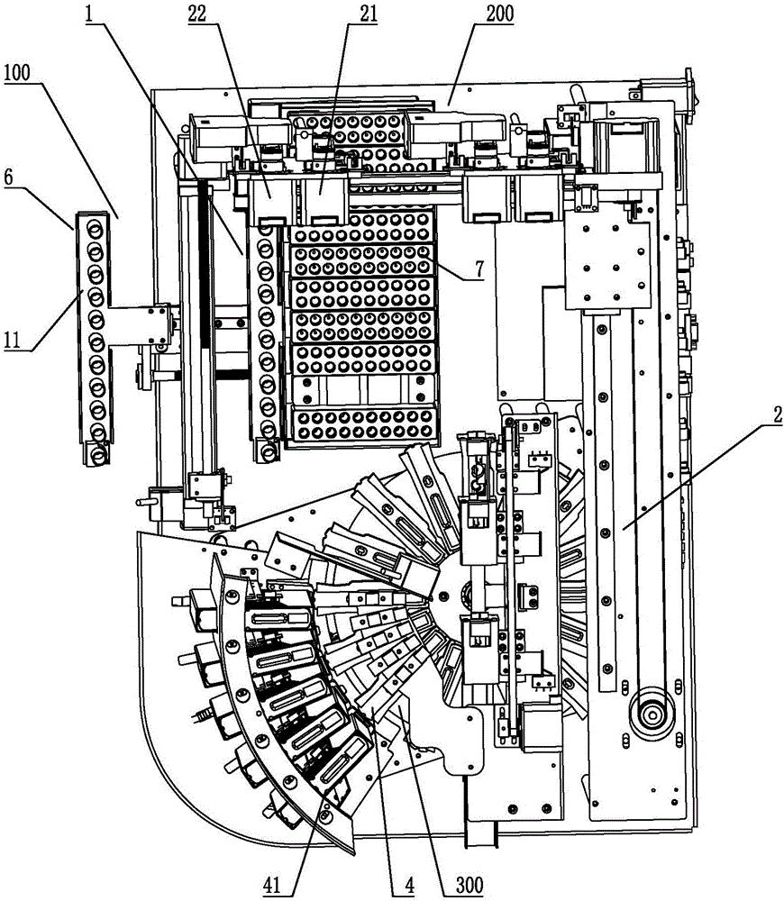 Automatic dry fluorescence detector