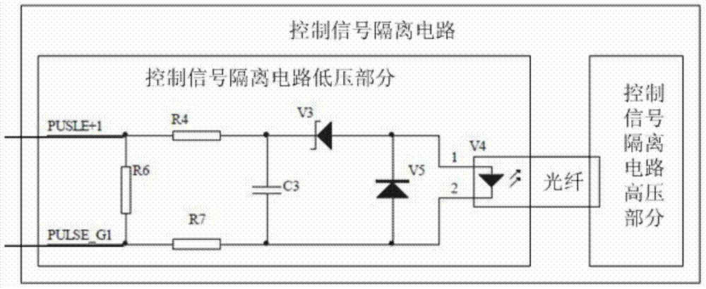 IGBT driving circuit of converter for electric locomotive