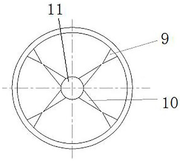 Fishing spear driving device and fishing spear