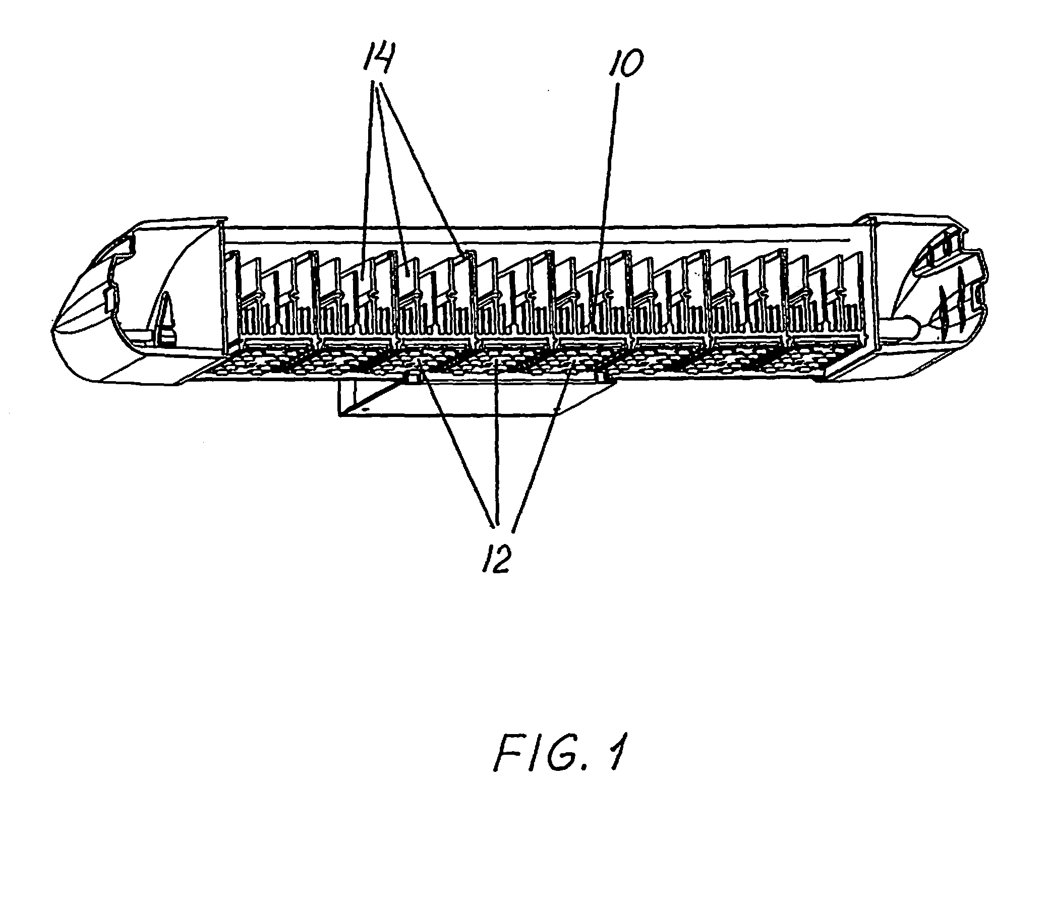 Modular LED unit incorporating interconnected heat sinks configured to mount and hold adjacent LED modules