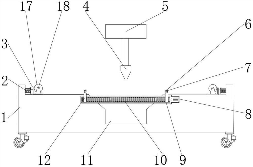 Steel plate bending device for lap joint of steel structure parts