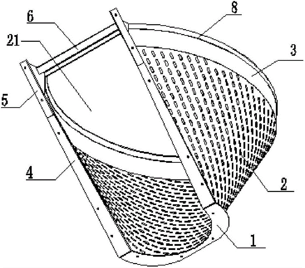 Hopper for sugarcane harvester