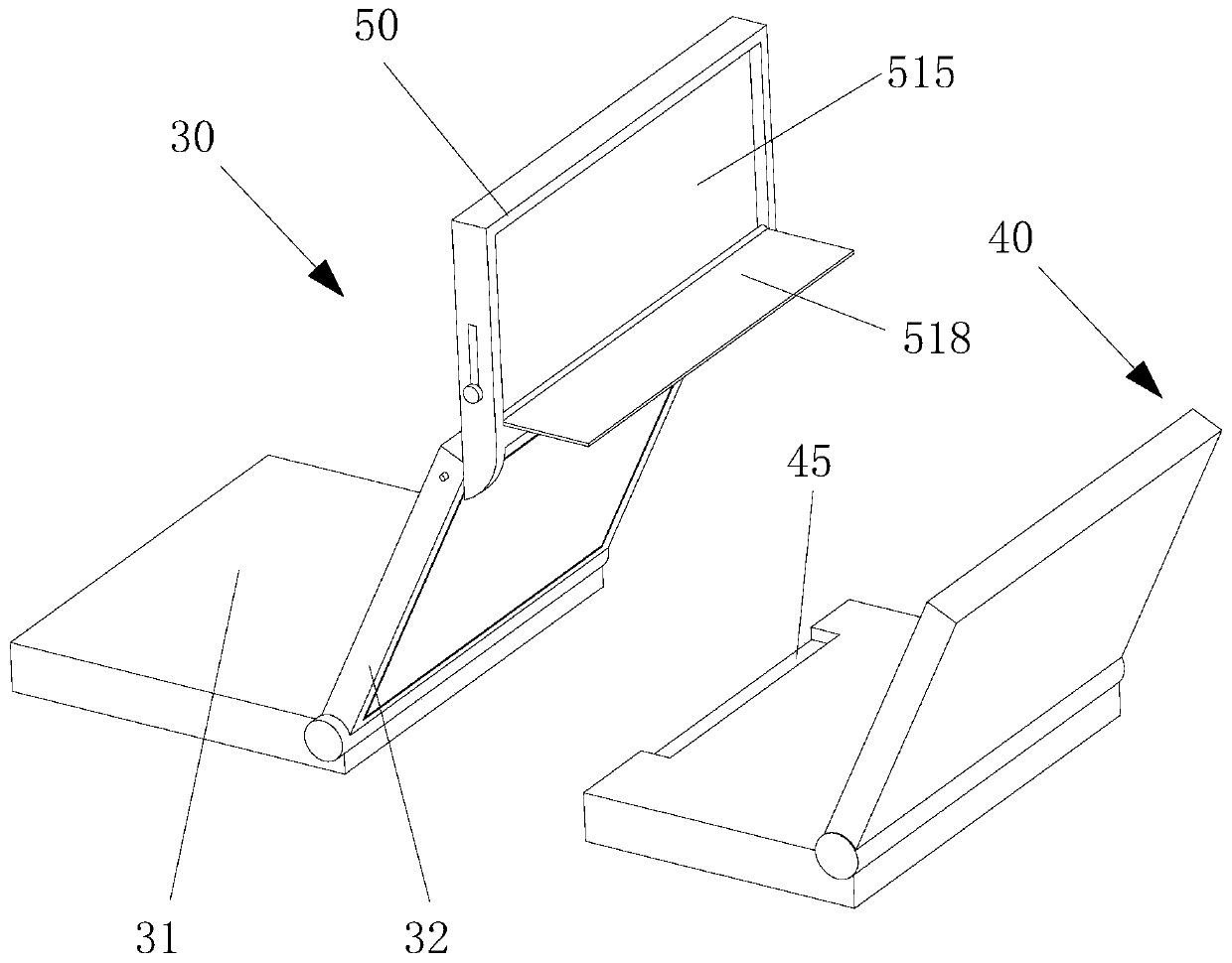 Lying seat mechanism for automobiles