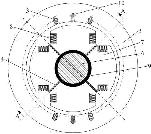 Series magnetic circuit hybrid excitation permanent magnet motor