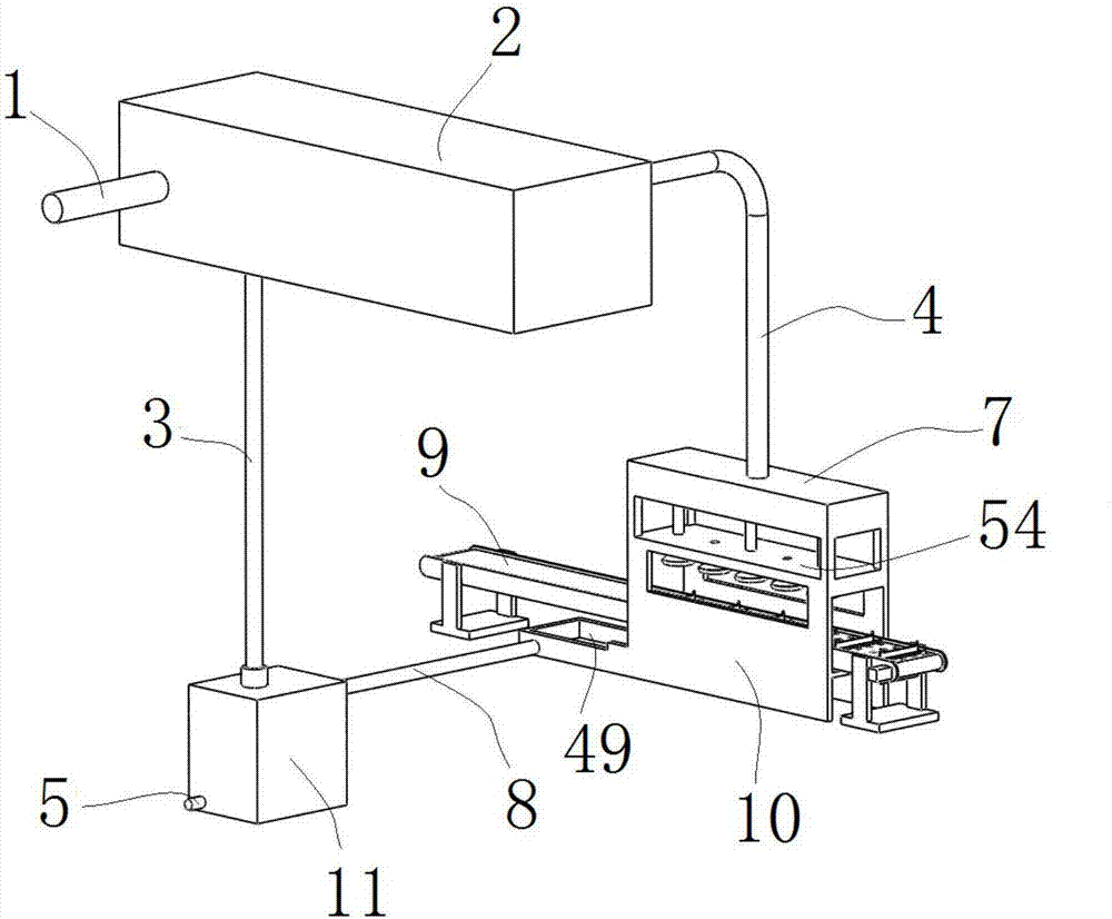 Cleaning and air drying system for television set back plate stamping part