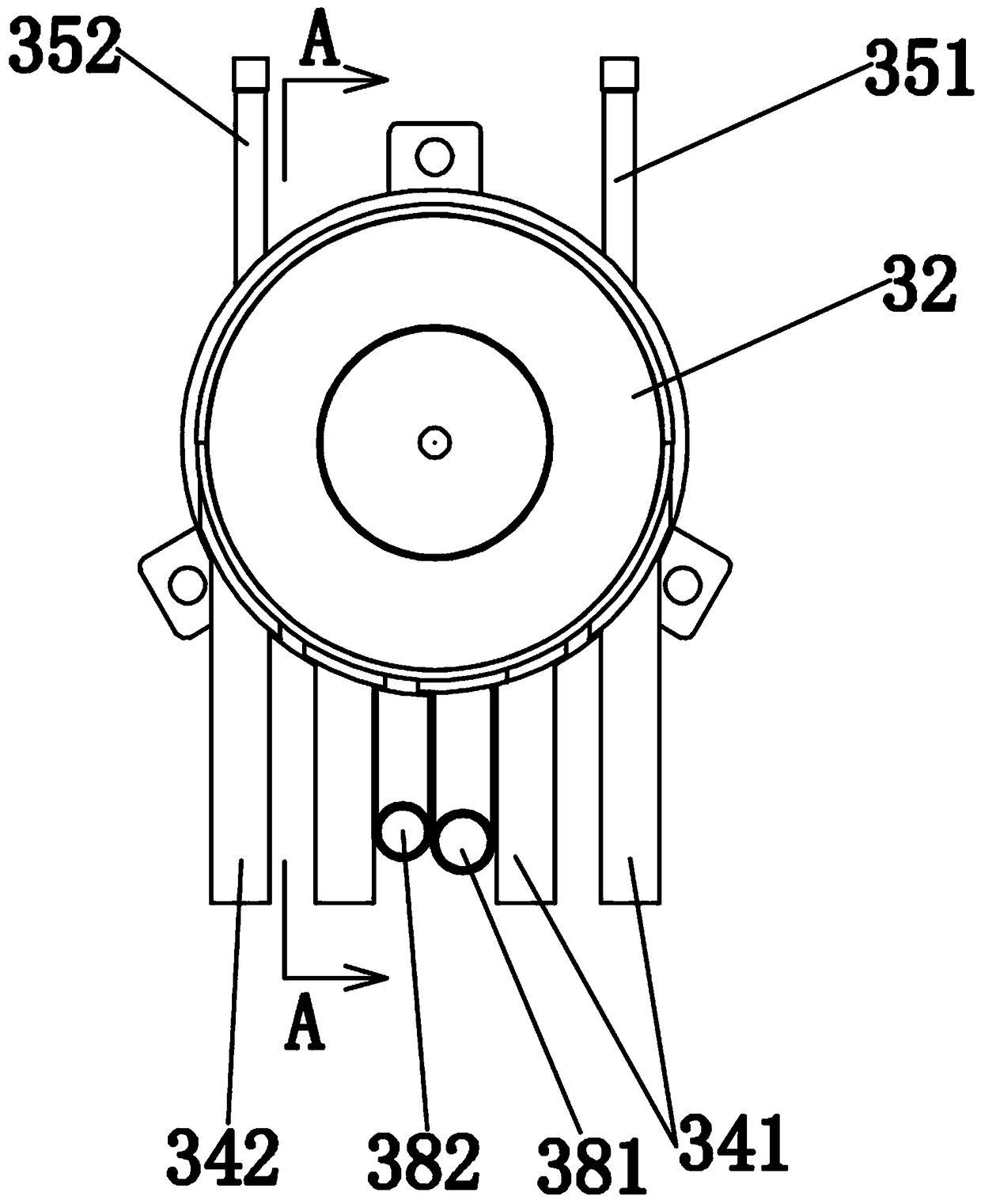 A heat pump unit using a secondary heat exchanger