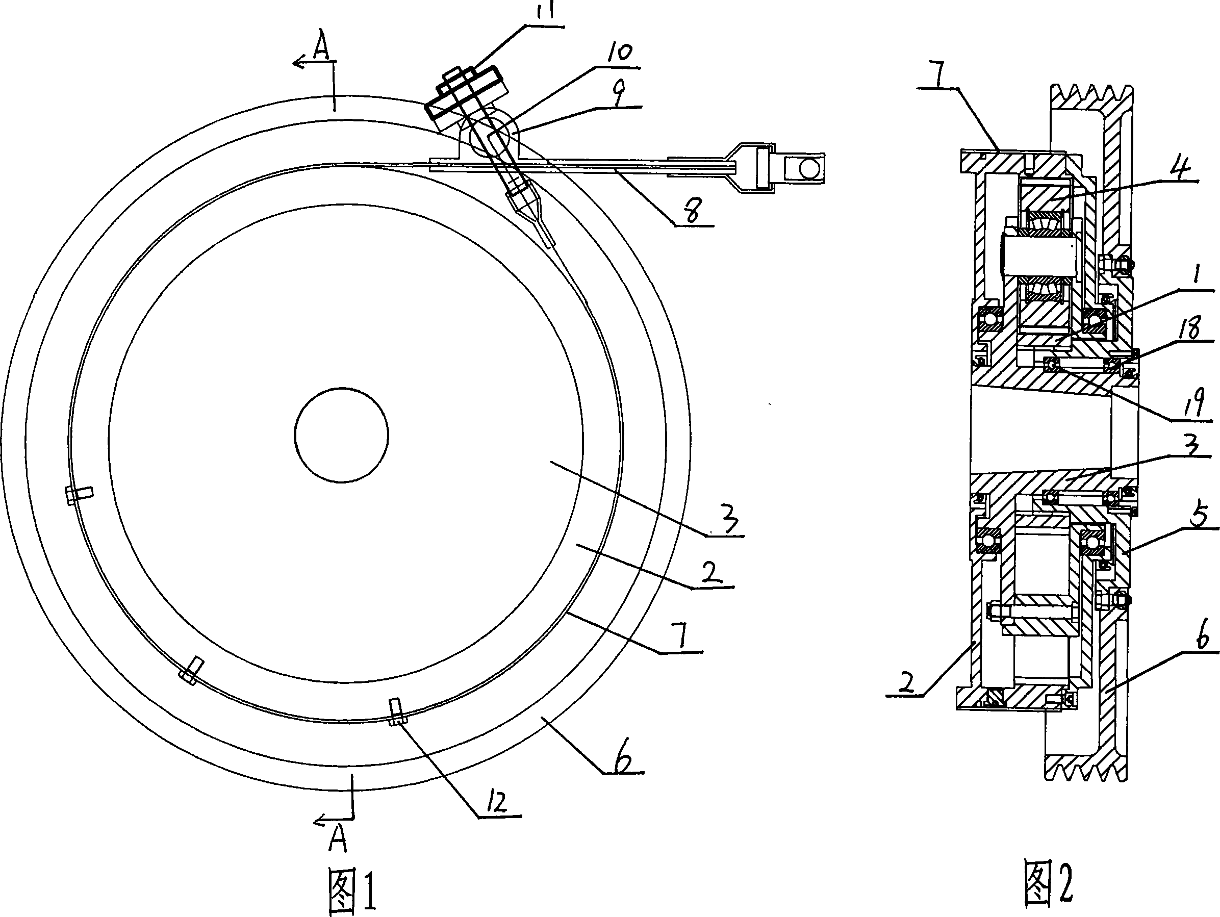 Intelligent belt pulley