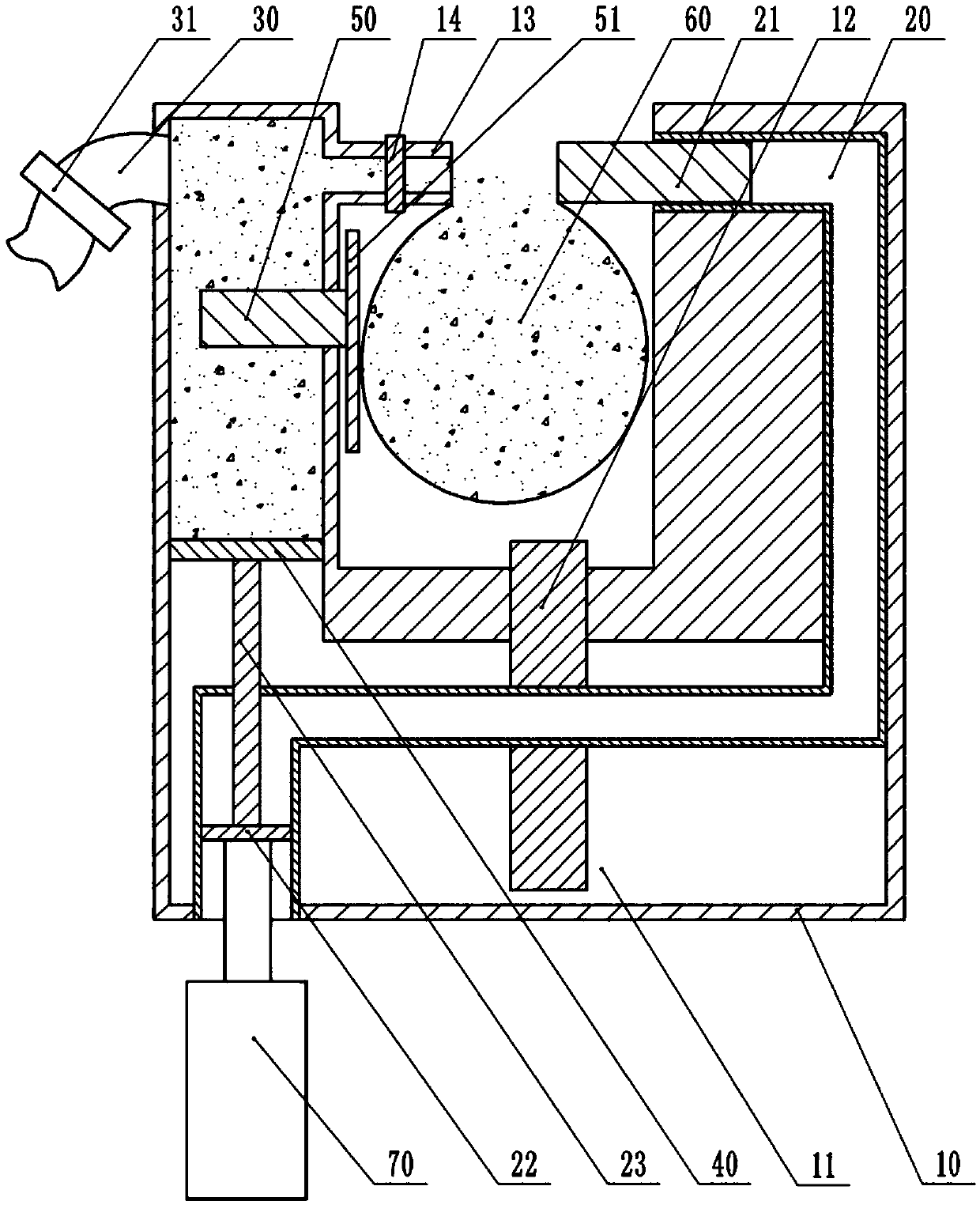 Soybean product press filter device