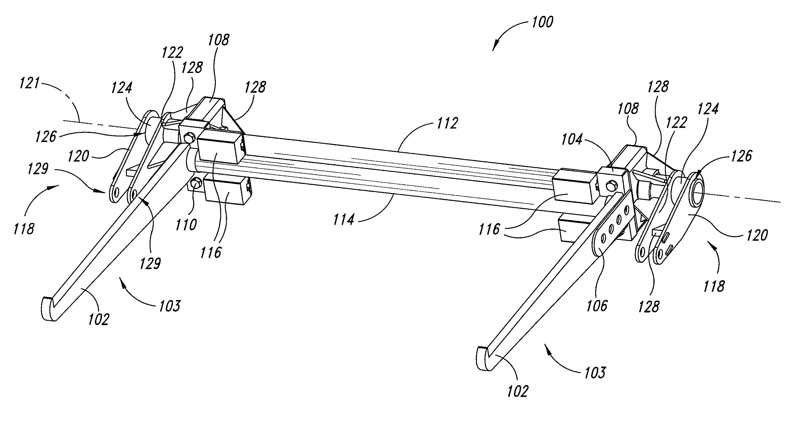 Vehicle load lift and weighing system and method