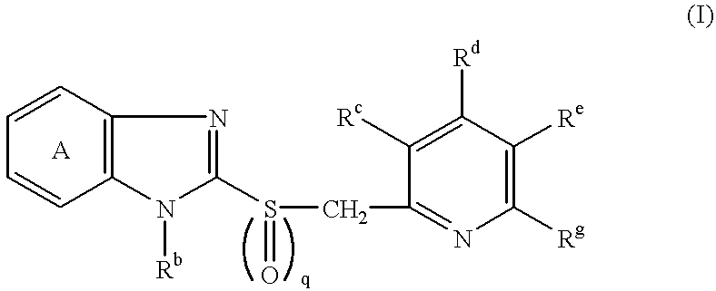 Formulation comprising antibacterial substance and antiulcer substance