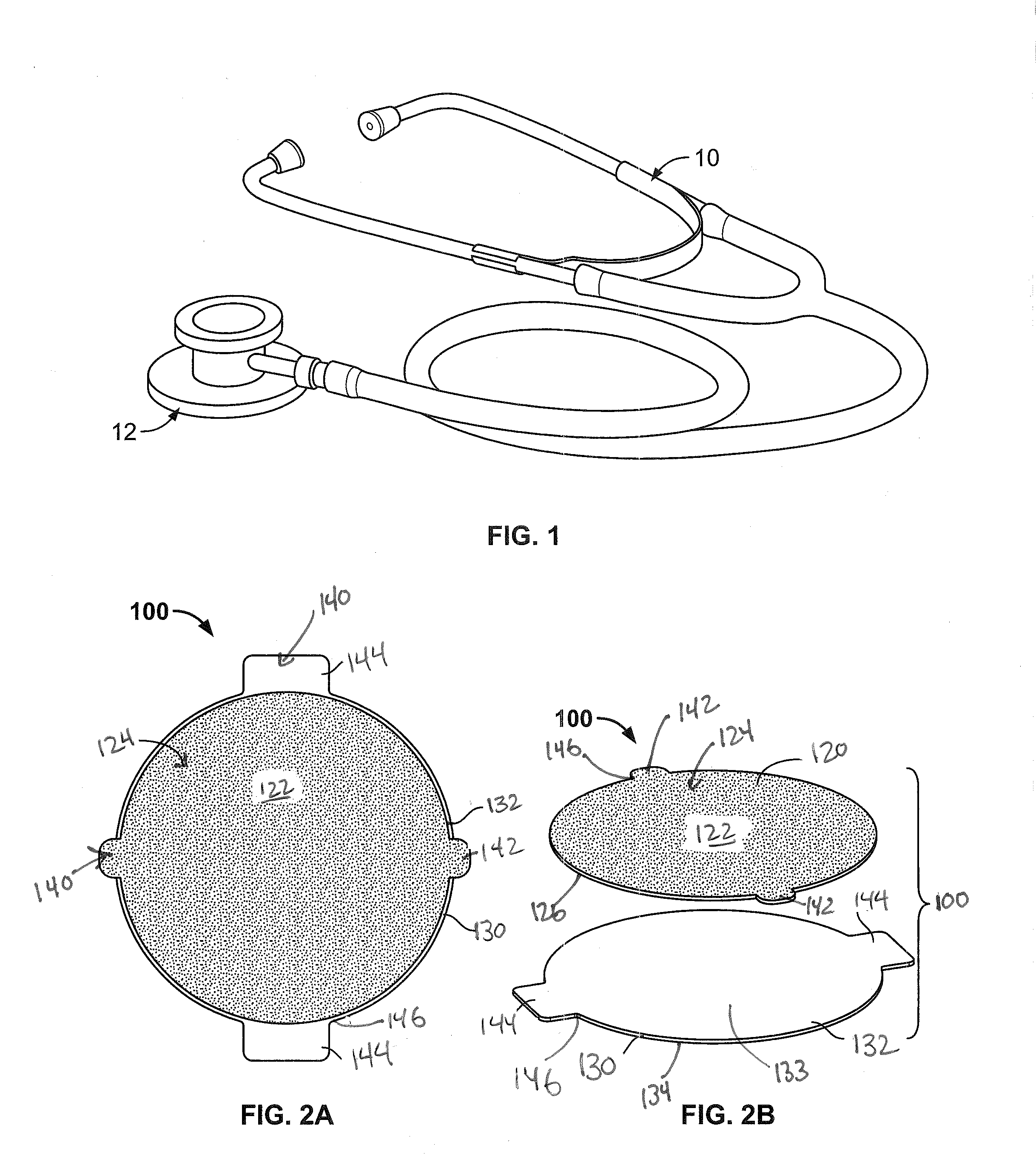 Sterilized Stethoscope Barrier Assembly