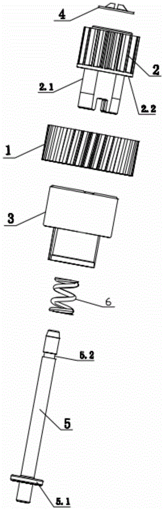 A skid mechanism for mirror driver of automobile rearview mirror