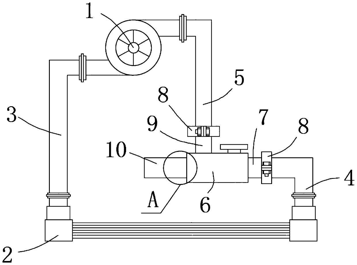 Pressure relief system for engine supercharger