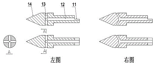 Microwave ablation antenna with internally-arranged pipelines