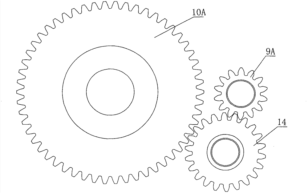 Forward-and-backward rotation variable-speed hub motor