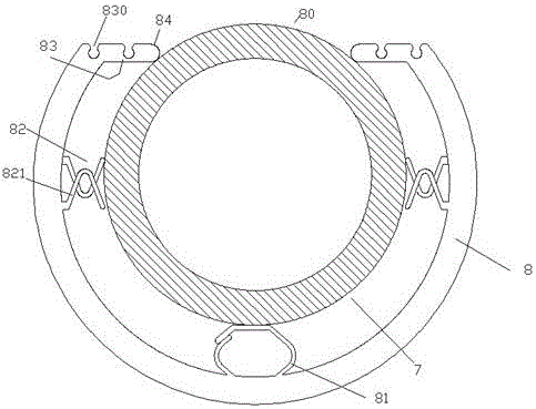 Convenient-to-mount and dismount pipeline safety protecting cover structure and mounting method thereof