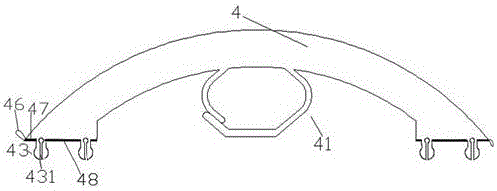 Convenient-to-mount and dismount pipeline safety protecting cover structure and mounting method thereof