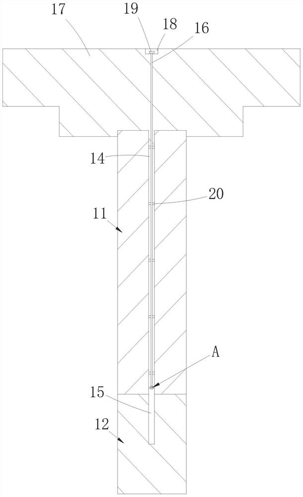 Rotary excavating cast-in-place pile hole water leakage plugging method