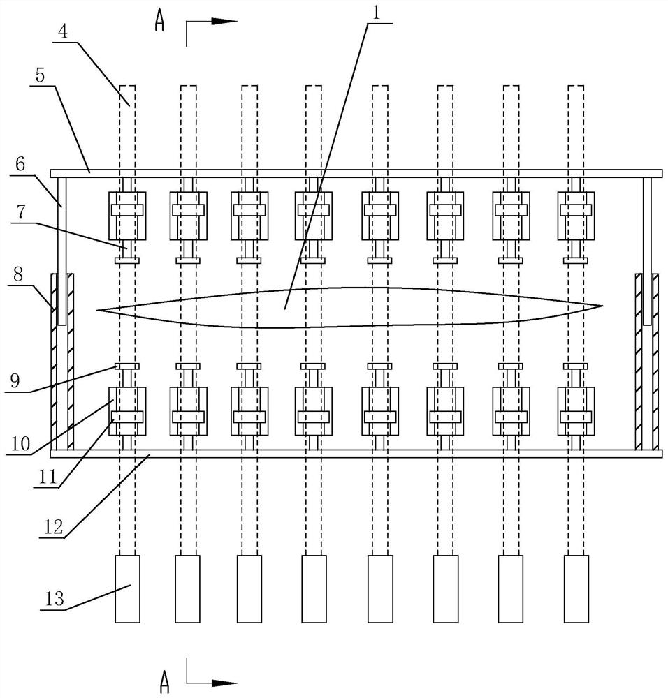 Magnetic traction type surgical wound suture-free healing device and operation method thereof