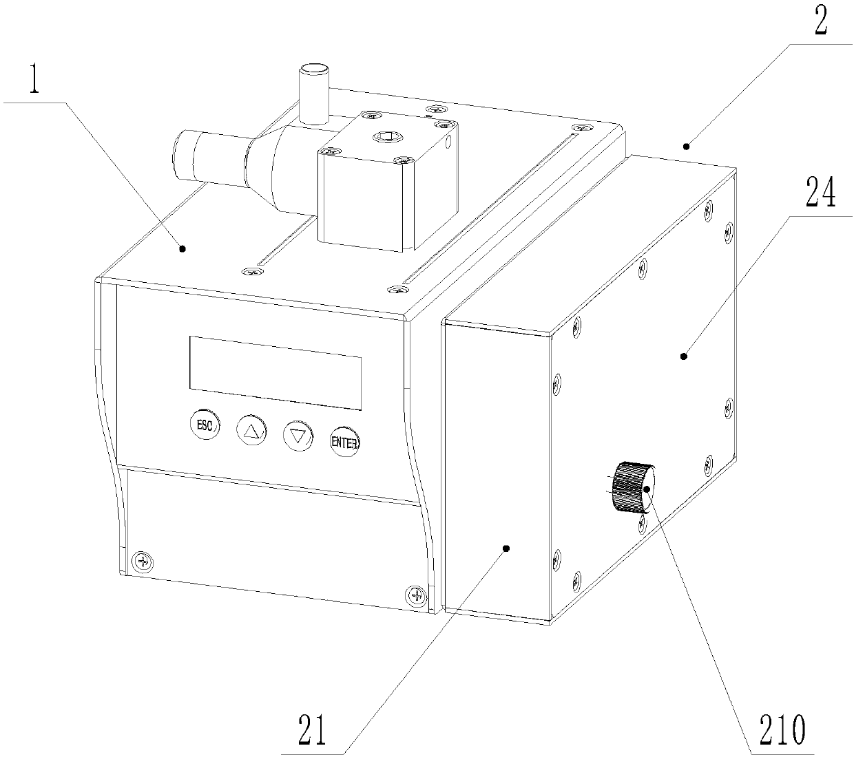 Online particulate matter detection system and method suitable for urban rail transit places