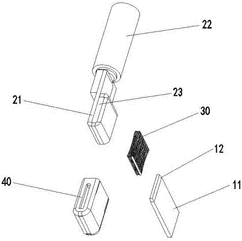 Plug bush type electric connecting apparatus