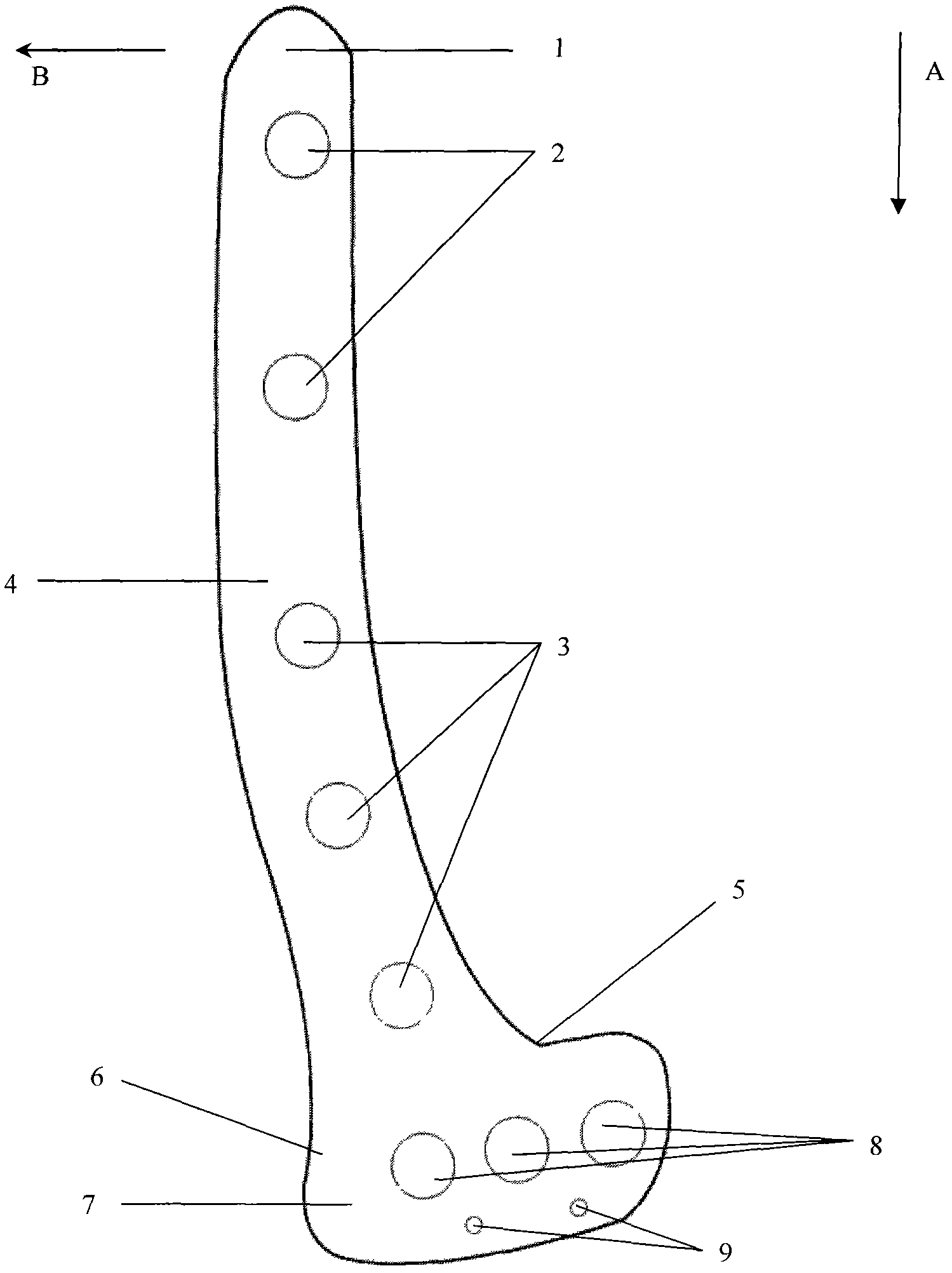 Clinical type bone plate for distal humeral fracture