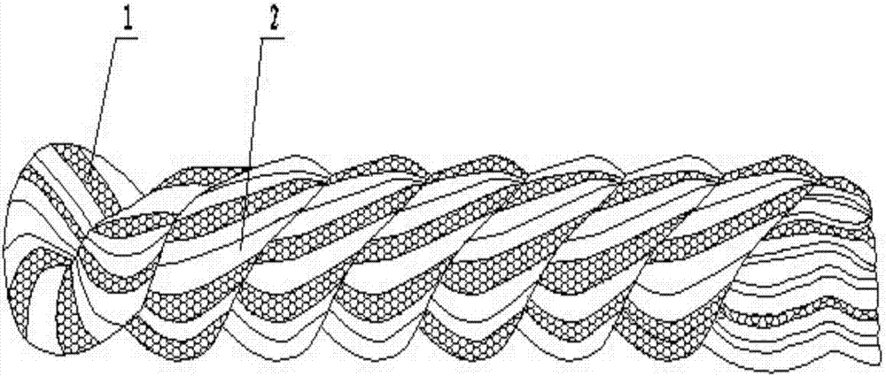 A kind of stuffed twist with low GI value and its preparation method