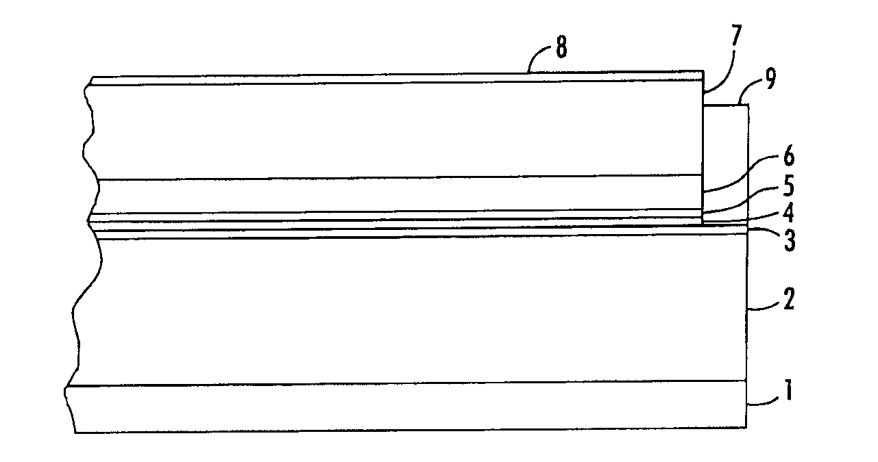 Structured organic films having an added functionality