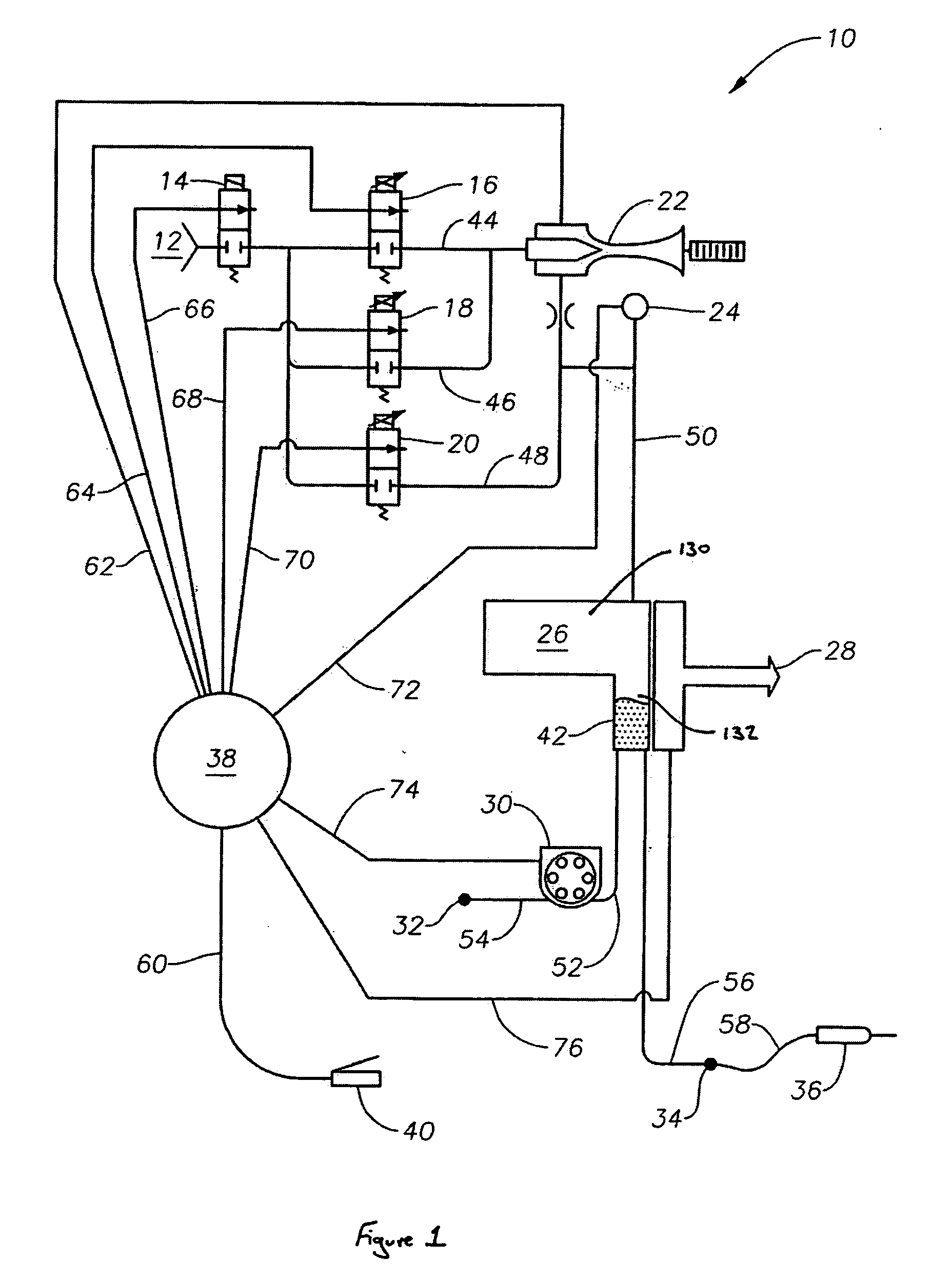 Surgical cassette with multi area fluid chamber