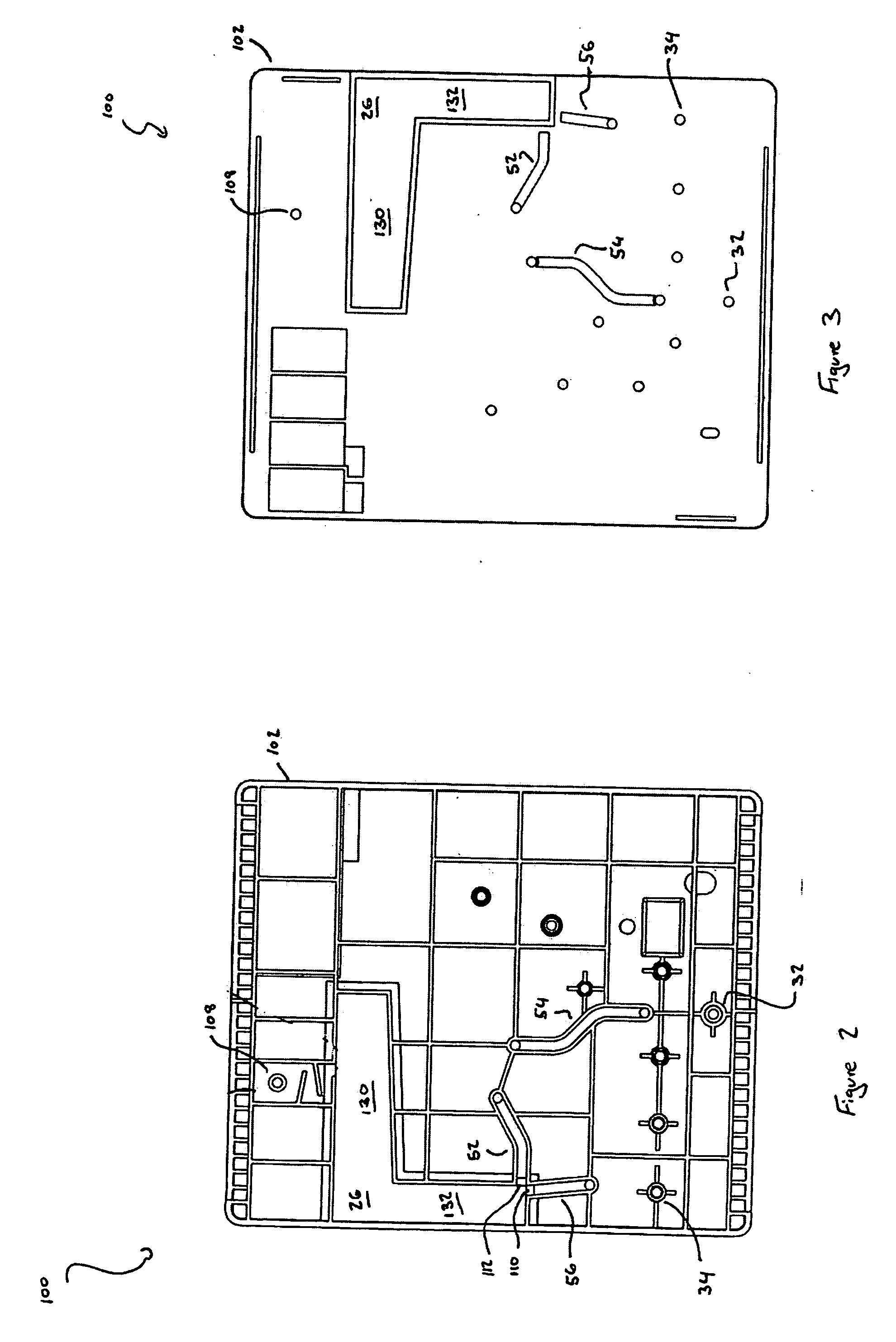 Surgical cassette with multi area fluid chamber