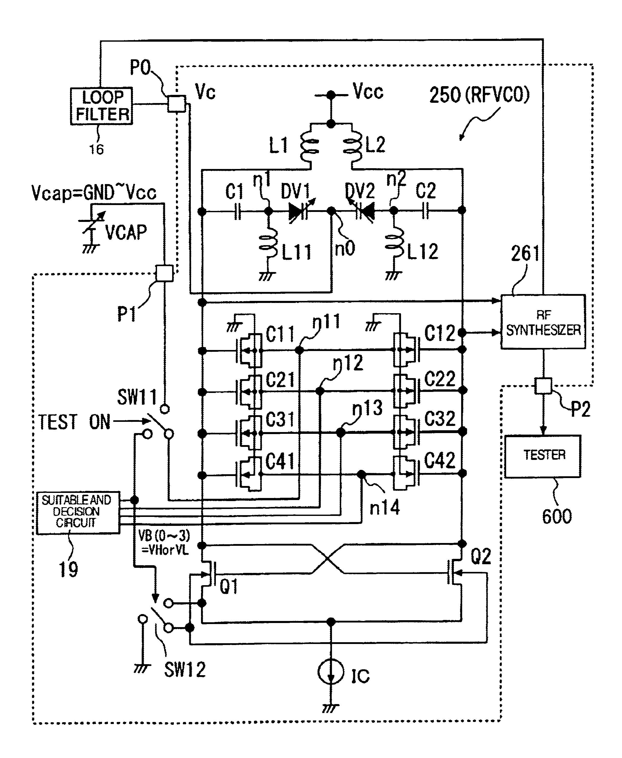 Oscillation circuit and a communication semiconductor integrated circuit