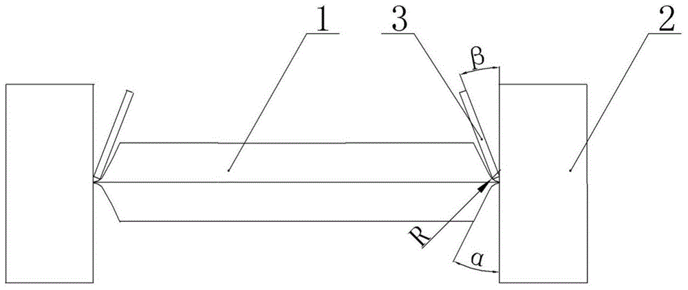 Full penetration fillet weld back-chipping-free welding process for large-scale H-shaped steel