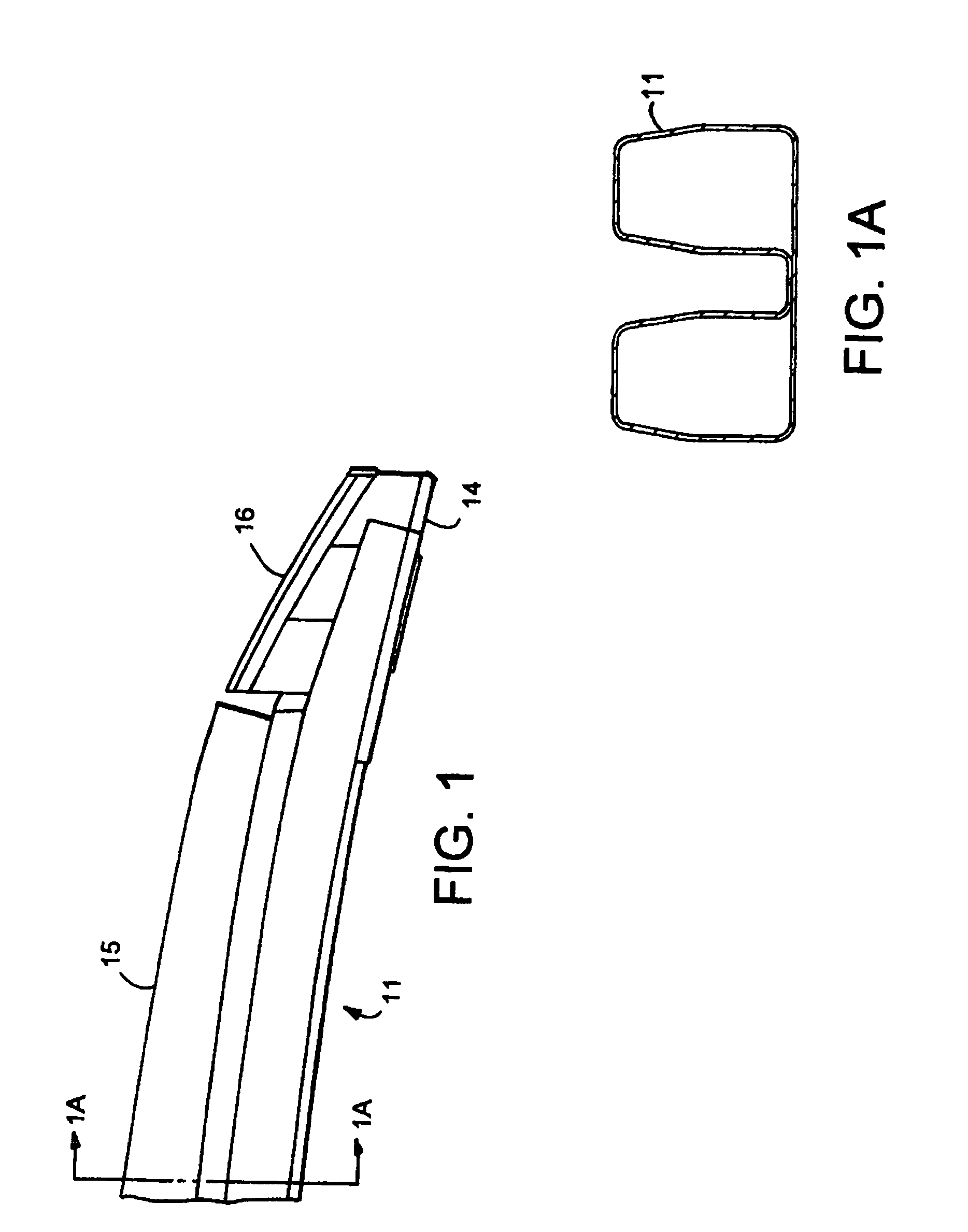 Bumper with nesting energy-absorbing end piece