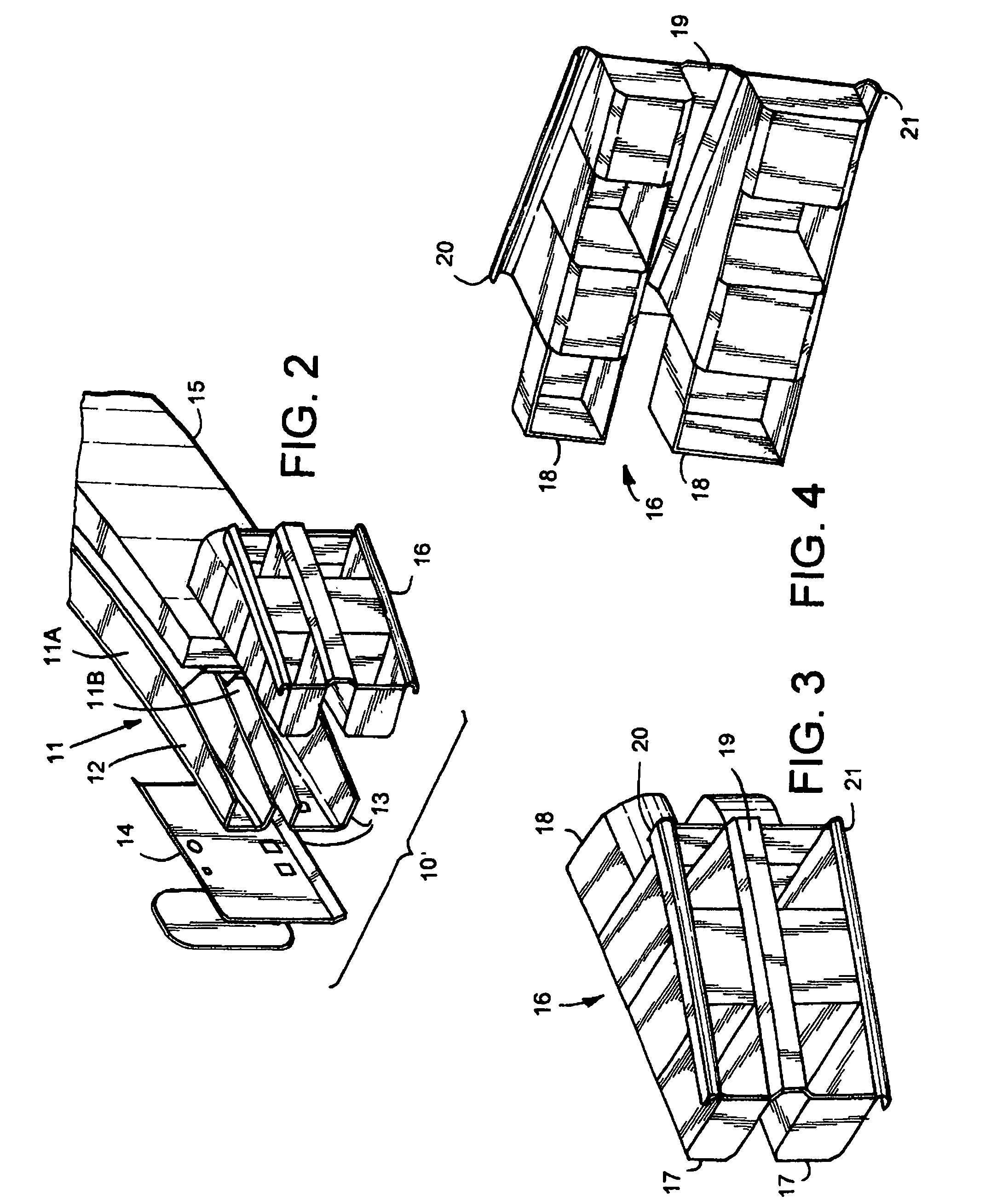 Bumper with nesting energy-absorbing end piece