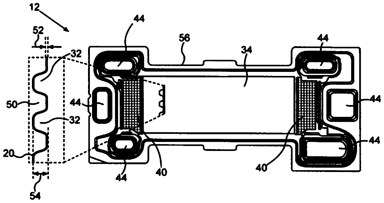 A method for manufacturing a separator plate for a fuel cell, a separator plate, and an intermediate product for a separator plate