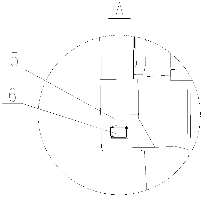 A retractable yard self-adaptive flexible bucket wheel device