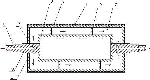 Ceramic cooling roll