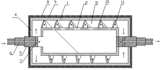 Ceramic cooling roll