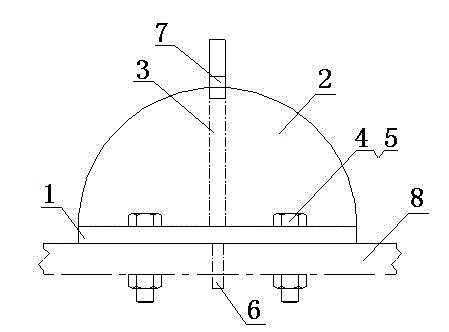 Lifting device special for rapidly lifting steel truss girder rod piece and using method