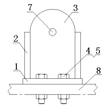 Lifting device special for rapidly lifting steel truss girder rod piece and using method