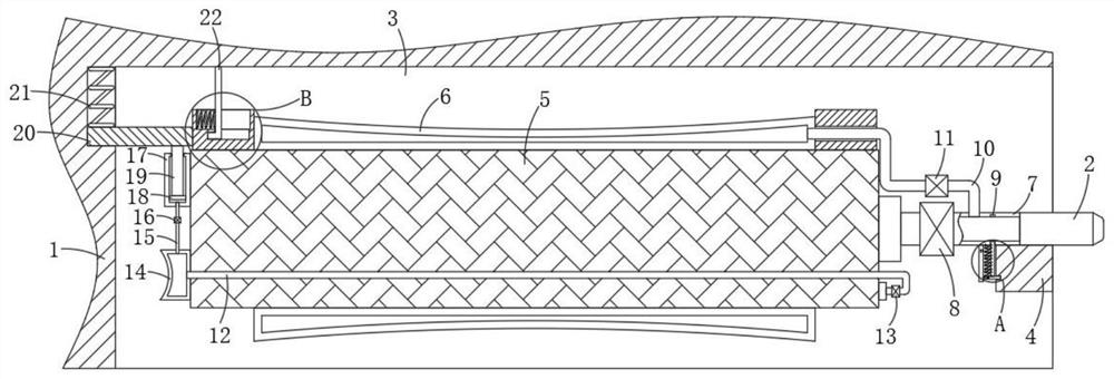 High-pressure pneumatic boosting take-off device for light unmanned aerial vehicle