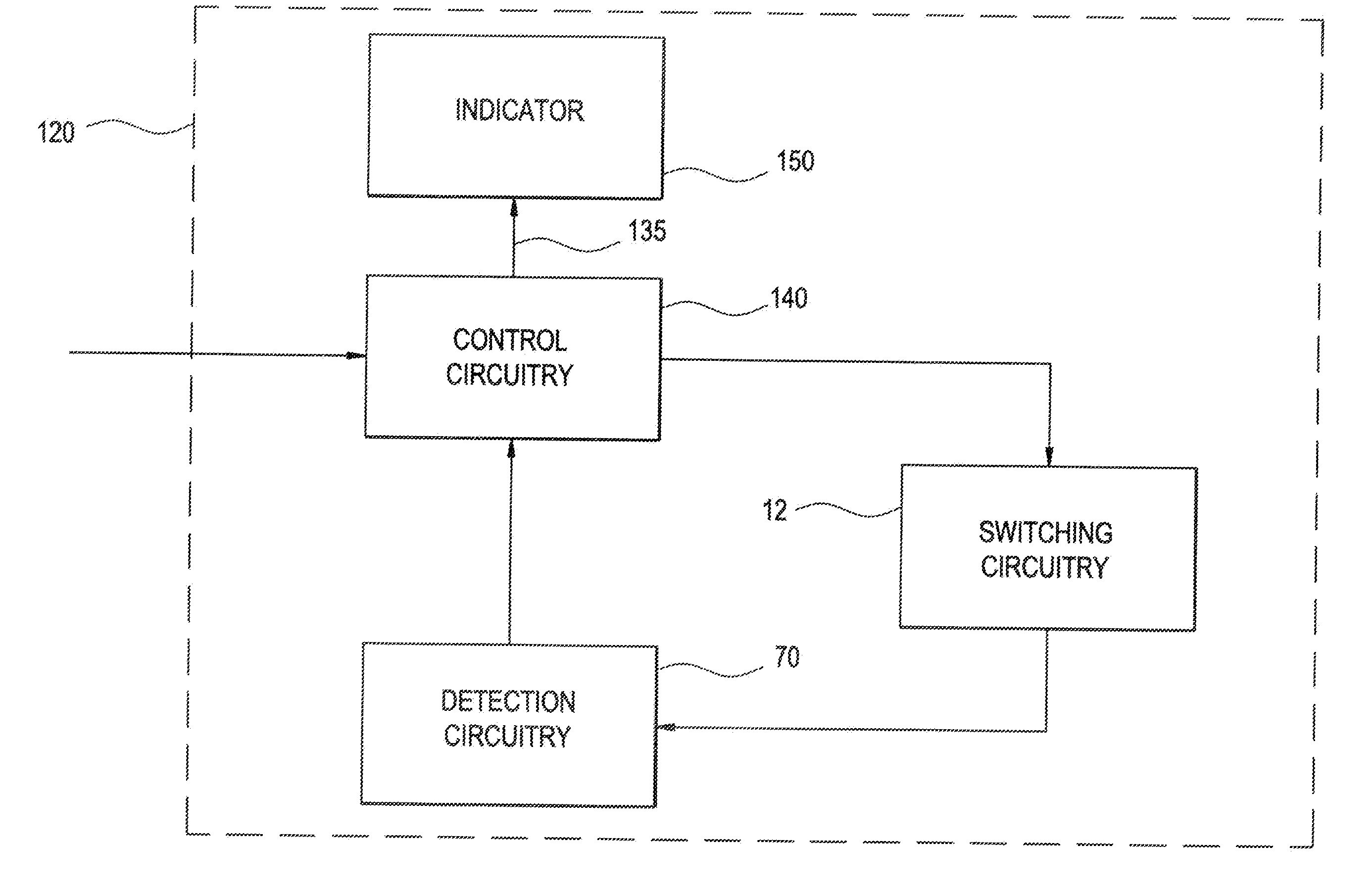 MEMS based motor starter with motor failure detection