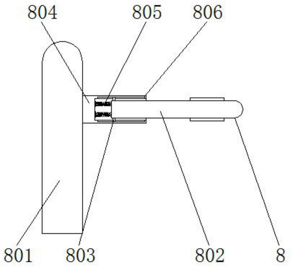 Foundation crack measuring device for building construction