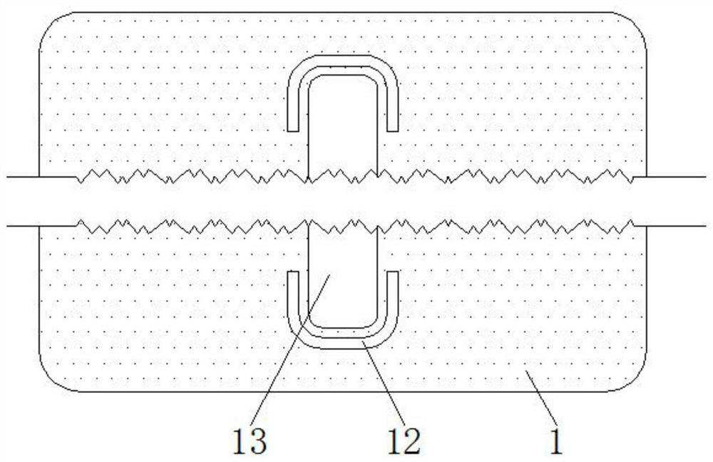 Foundation crack measuring device for building construction